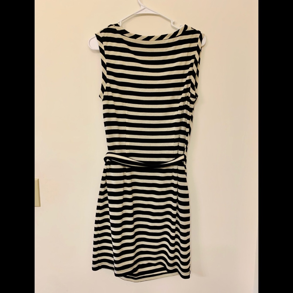 Guess striped faux wrap dress only worn once.
